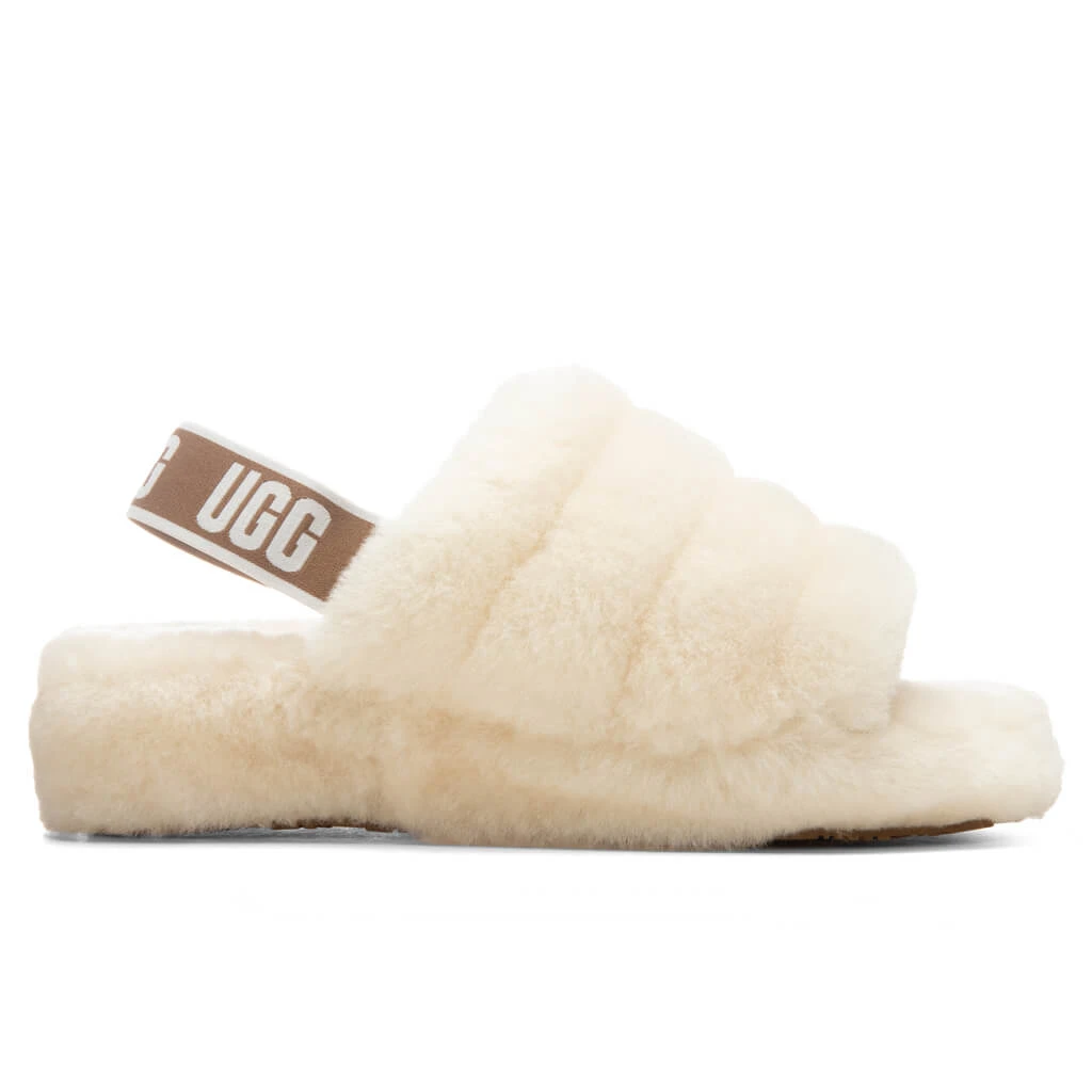 Ugg Women's Fluff Yeah Slide - Natural 3 Ugg Women's Fluff Yeah Slide - Natural