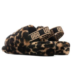 Ugg Women's Fluff Yeah Slide Panther Print - Butterscotch -Birkenstock Store UGG Women s Fluff Yeah Slide Panther Print Butterscotch 1120903 BTC 11 29 2021 01 3