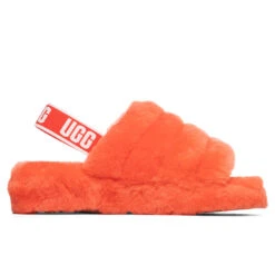 Ugg Women's Fluff Yeah Slide - Red Currant