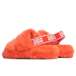 Ugg Women's Fluff Yeah Slide - Red Currant 8 Ugg Women's Fluff Yeah Slide - Red Currant -Birkenstock Store UGG Women s Fluff Yeah Slide Red Currant 1095119 RCRR 02 27 2021 01 4