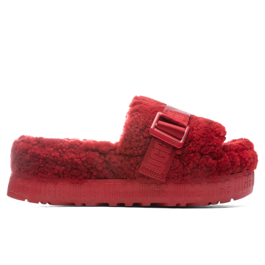 Ugg Women's Fluffita Slipper - Ribbon Red 3 Ugg Women's Fluffita Slipper - Ribbon Red