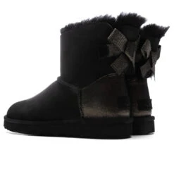 Ugg Women's Mini Bailey Bow Glitz Boot - Black -Birkenstock Store UGG Women s Mini Bailey Bow Glitz Boot Black 1120881 BLK 11 05 2021 01 3