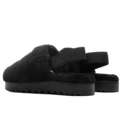 Ugg Women's Super Fluff Slipper - Black 8 Ugg Women's Super Fluff Slipper - Black -Birkenstock Store UGG Women s Super Fluff Slipper Black 1121751 BLK 11 06 2021 01 3
