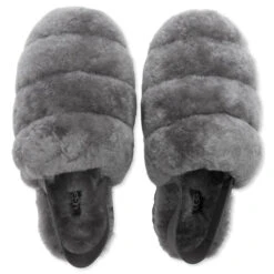 Ugg Women's Super Fluff Slipper - Charcoal -Birkenstock Store UGG Women s Super Fluff Slipper Charcoal 1121751 CHRC 11 06 2021 01 6
