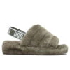 Ugg Women's Fluff Yeah Slide - Burnt Olive -Birkenstock Store UGG Womens Fluff Yeah Slide Burnt Olive 1095119 BTOL 12 27 2020 01 2