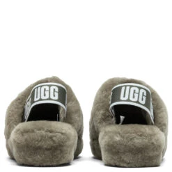 Ugg Women's Fluff Yeah Slide - Burnt Olive -Birkenstock Store UGG Womens Fluff Yeah Slide Burnt Olive 1095119 BTOL 12 27 2020 01 5