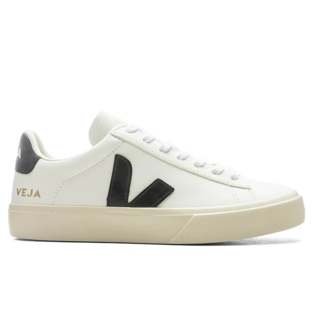 Veja Women's Campo Chromefree - Extra White/Black 3 Veja Women's Campo Chromefree - Extra White/Black