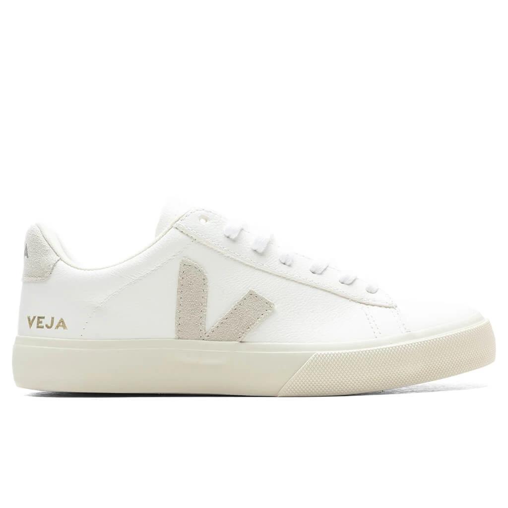 Veja Women's Campo Chromefree - Extra White/Natural Suede 3 Veja Women's Campo Chromefree - Extra White/Natural Suede