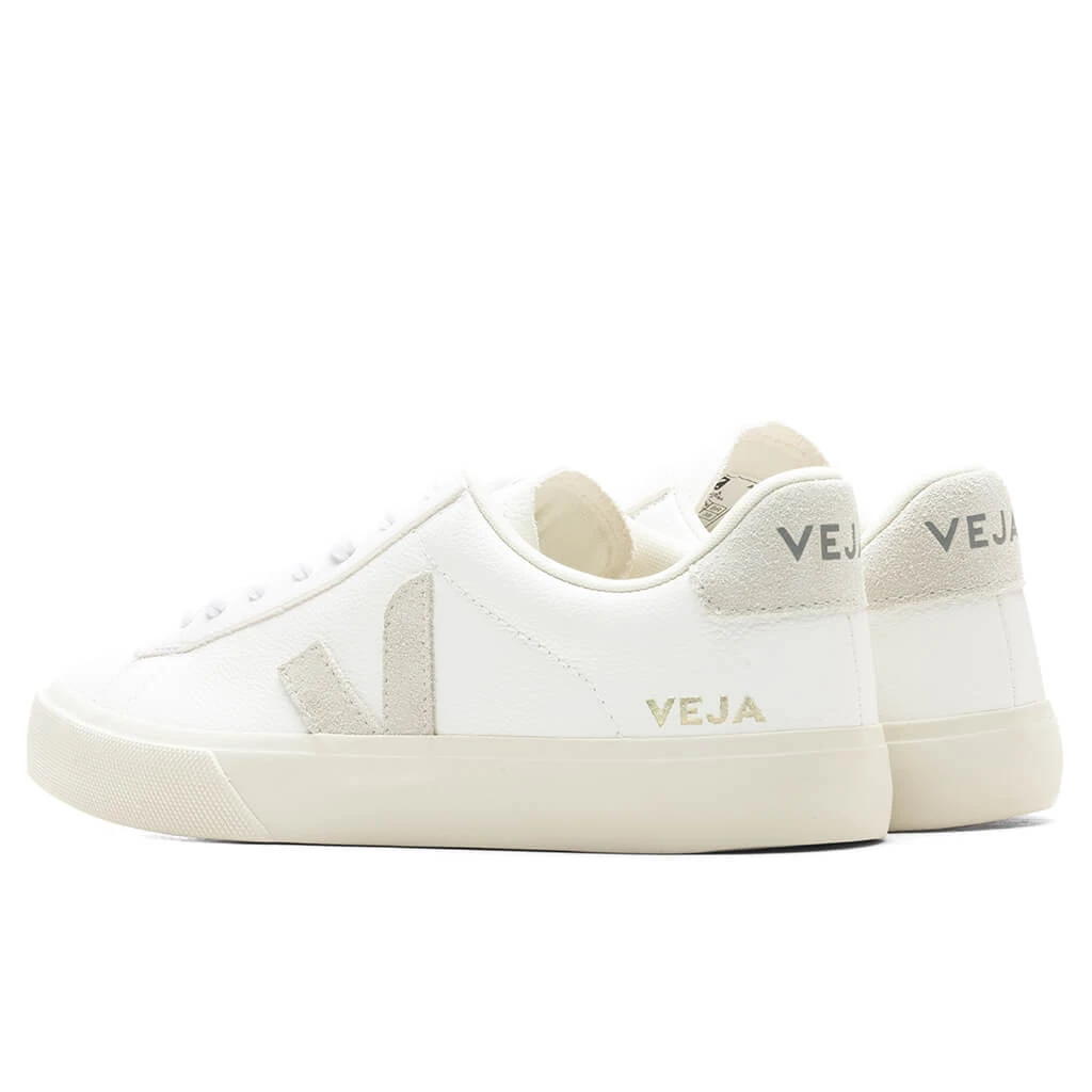 Veja Women's Campo Chromefree - Extra White/Natural Suede 5 Veja Women's Campo Chromefree - Extra White/Natural Suede - Image 3