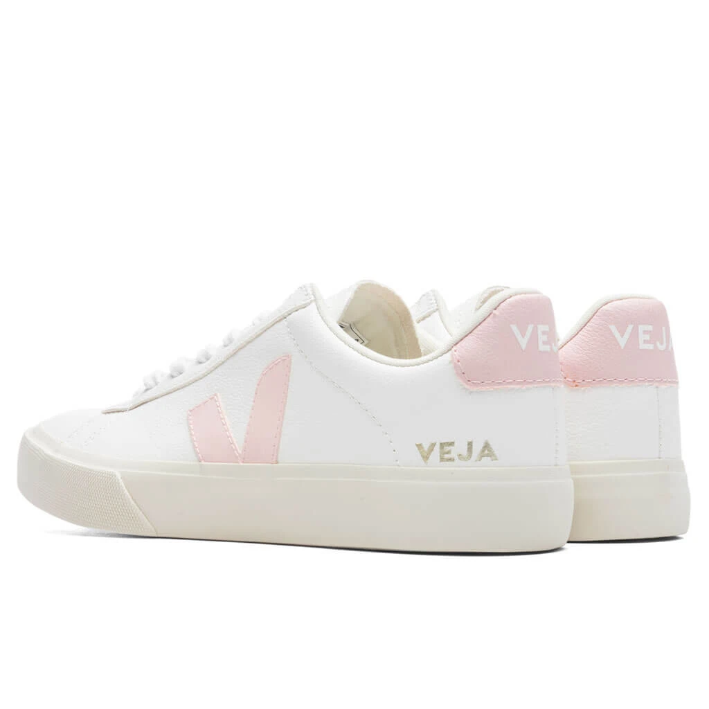 Veja Women's Campo Chromefree - Extra White/Petale 5 Veja Women's Campo Chromefree - Extra White/Petale - Image 3