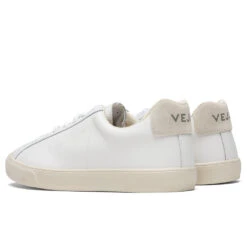 Veja Women's Esplar Logo Leather - Extra White -Birkenstock Store Veja Women s Esplar Leather Extra White EA2001A 11 09 2020 01 4