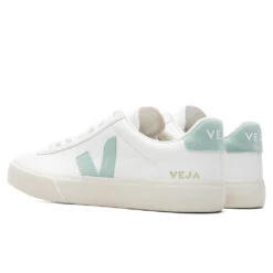 Veja Women's Campo Chromefree - Extra White/Matcha -Birkenstock Store Veja Womens Campo Chromefree Extra White Matcha CP0502485AP1P08 03 06 22 Feature 3