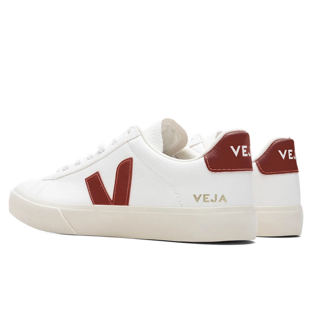 Veja Women's Campo Chromefree - Extra White/Rouille 5 Veja Women's Campo Chromefree - Extra White/Rouille - Image 3