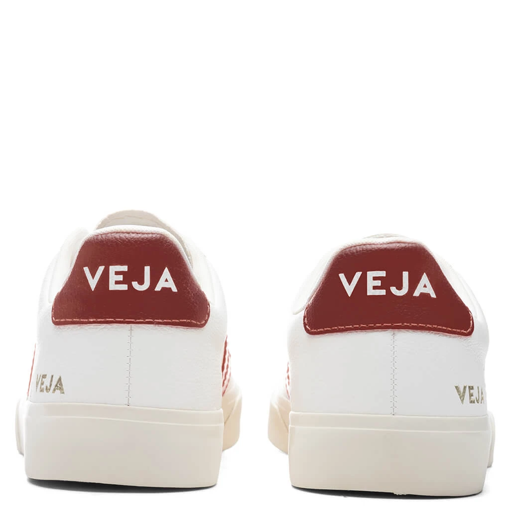 Veja Women's Campo Chromefree - Extra White/Rouille 6 Veja Women's Campo Chromefree - Extra White/Rouille - Image 4