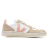Veja Women's V-10 Alveomesh - White/Bellini/Almond 1 Veja Women's V-10 Alveomesh - White/Bellini/Almond -Birkenstock Store Veja Womens V 10 Alveomesh White Bellini Almond VX0102823AP1P08 03 06 22 Feature