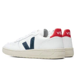 Veja Women's V-10 - Extra White/Nautico Pekin -Birkenstock Store Veja Womens V 10 Extra White Nautico Pekin VX021267A 08 20 2021 01 3