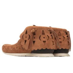 FBT Bearfoot Perf-Folk - Light Brown -Birkenstock Store Visvim FBT Bearfoot Perf Folk Light Brown 0121102002004 LBRN 04 07 2021 01 3