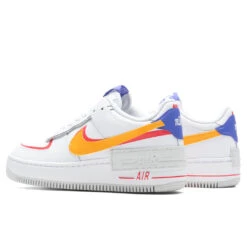 Nike Women's AF1 Shadow - White/Sundial/Siren Red/Photon Dust -Birkenstock Store Women s AF1 Shadow White Sundial Siren Red Photon Dust DZ1847 100 08 09 23 Feature KN 5