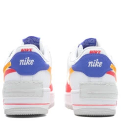 Nike Women's AF1 Shadow - White/Sundial/Siren Red/Photon Dust -Birkenstock Store Women s AF1 Shadow White Sundial Siren Red Photon Dust DZ1847 100 08 09 23 Feature KN 6