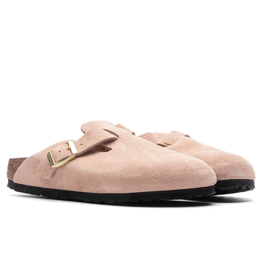 Birkenstock Narrow Boston Suede - Light Rose 4 Birkenstock Narrow Boston Suede - Light Rose - Image 2