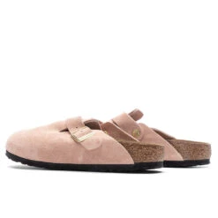 Birkenstock Narrow Boston Suede - Light Rose 8 Birkenstock Narrow Boston Suede - Light Rose -Birkenstock Store Women s Narrow Boston Suede Light Rose 1026171 08 11 23 Feature KN 5