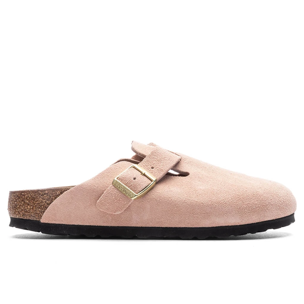 Birkenstock Narrow Boston Suede - Light Rose 3 Birkenstock Narrow Boston Suede - Light Rose