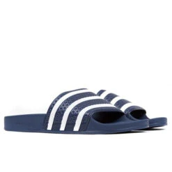 Adidas Originals Adilette Slides - Adi Blue 8 Adidas Originals Adilette Slides - Adi Blue -Birkenstock Store adidas originals adilette slides adi blue 3