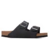Birkenstock Wide Arizona Vegan Birkibuc - Black -Birkenstock Store birkenstock arizona vegan birkibuc black 1019115 06 11 2021 01