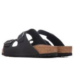 Birkenstock Wide Arizona Vegan Birkibuc - Black -Birkenstock Store birkenstock arizona vegan birkibuc black 1019115 06 11 2021 01 3