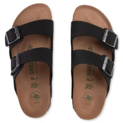 Birkenstock Narrow Arizona Vegan Birkibuc - Black -Birkenstock Store birkenstock women s arizona vegan birkibuc black 1019057 06 11 2021 01 4