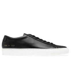 Common Projects Achilles Low White Sole - Black