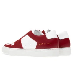 Common Projects Bball Low Duo Tone - White/Red 8 Common Projects Bball Low Duo Tone - White/Red -Birkenstock Store common projects bball low duo tone whitered 3