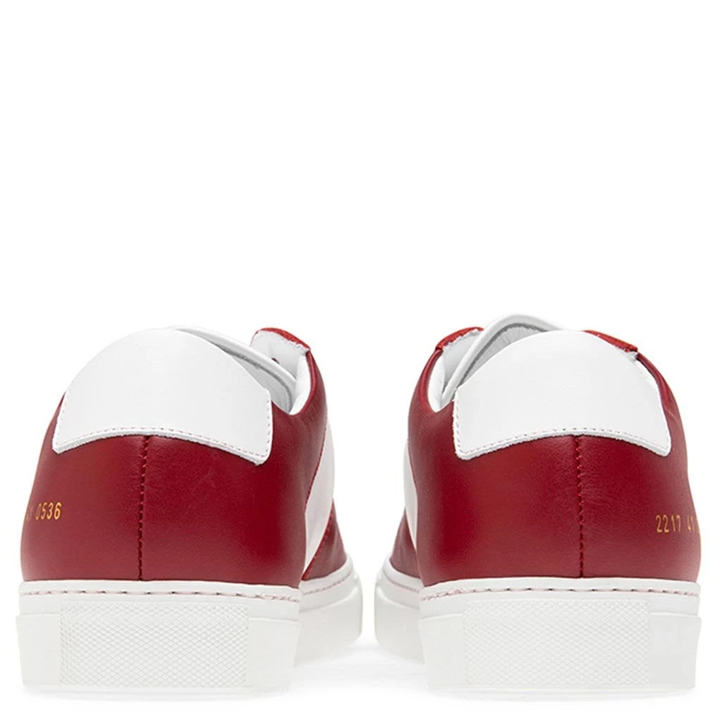 Common Projects Bball Low Duo Tone - White/Red 6 Common Projects Bball Low Duo Tone - White/Red - Image 4