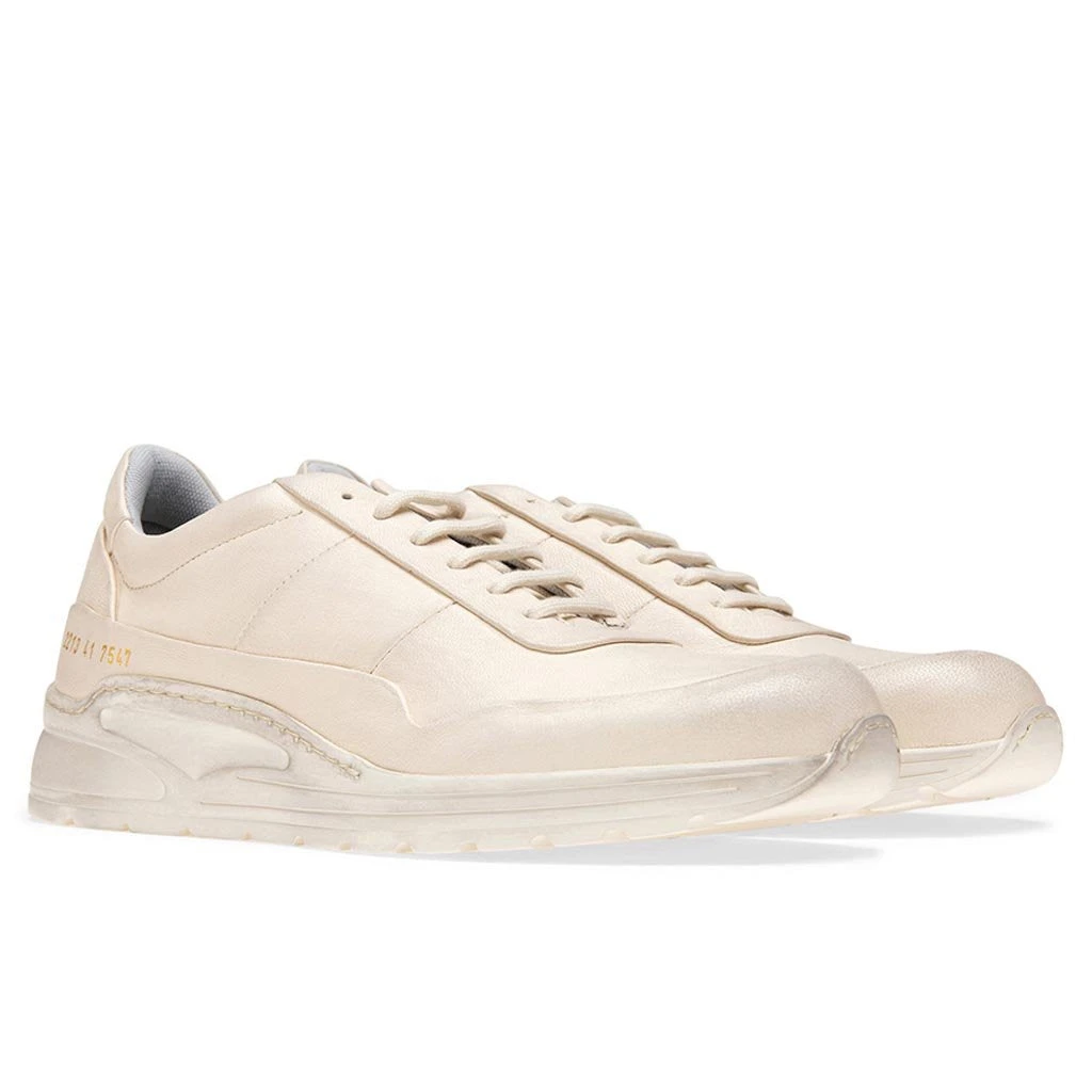 Common Projects Cross Trainer Leather - Dirty White 4 Common Projects Cross Trainer Leather - Dirty White - Image 2