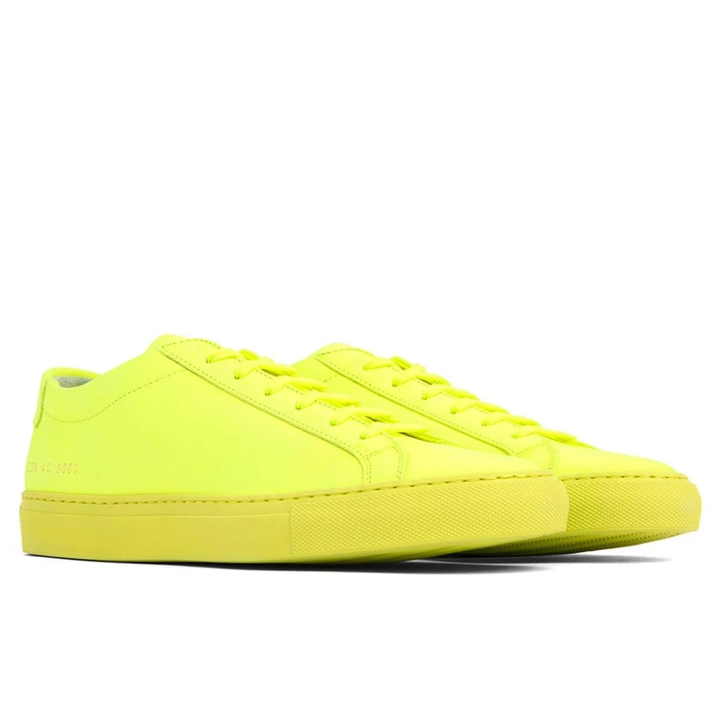 Common Projects Original Achilles Low - Neon Yellow 4 Common Projects Original Achilles Low - Neon Yellow - Image 2