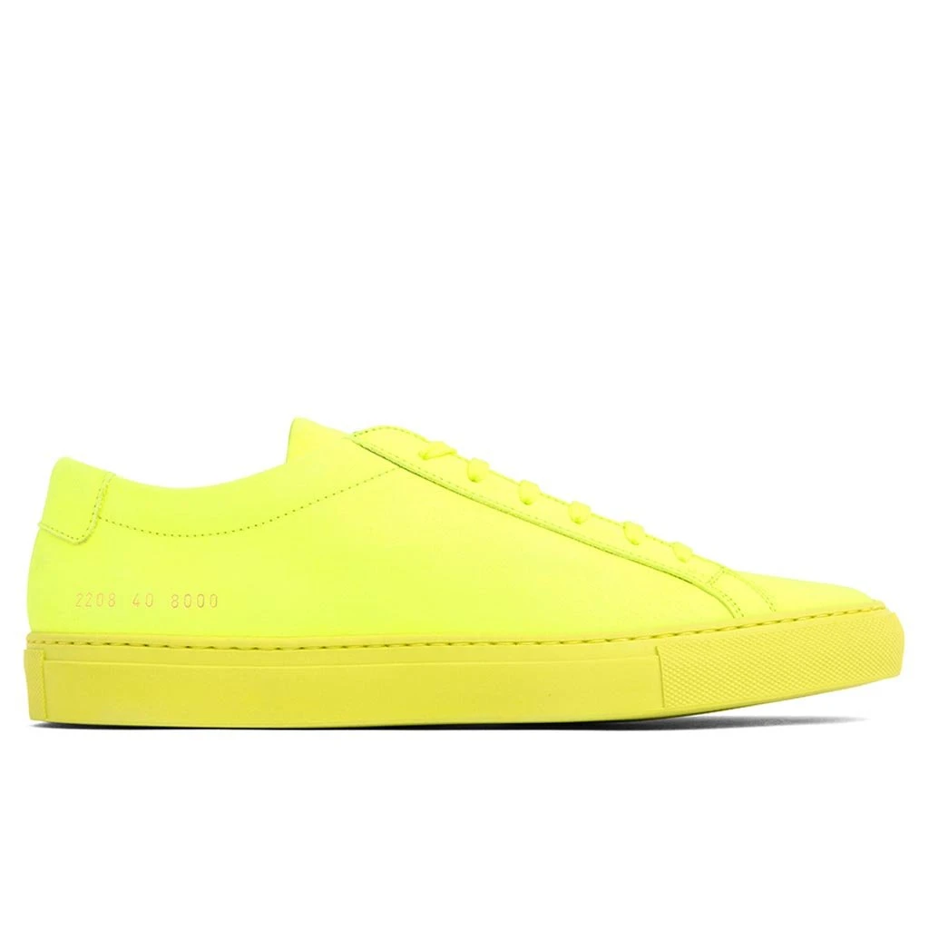 Common Projects Original Achilles Low - Neon Yellow 3 Common Projects Original Achilles Low - Neon Yellow