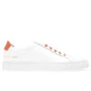 Common Projects Retro Low Glossy - White/Orange -Birkenstock Store common projects retro low glossy whiteorange