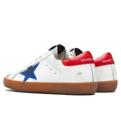 Golden Goose Super-Star Sneakers - White/Ice/Bluette/Red -Birkenstock Store golden goose sneakers superstar whiteicebluettered 3