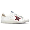 Golden Goose Super-Star Sneakers - White/Dark Red/Platinum -Birkenstock Store golden goose superstar whitedark redplatinum