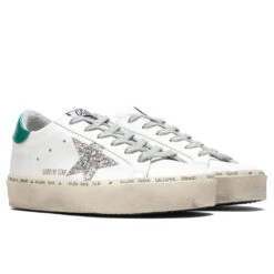 Golden Goose Women's Hi Star - White/Silver/Aquamarine -Birkenstock Store golden goose womens hi star whitesilveraquamarine 2