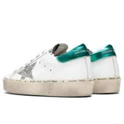 Golden Goose Women's Hi Star - White/Silver/Aquamarine -Birkenstock Store golden goose womens hi star whitesilveraquamarine 3