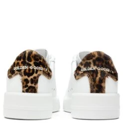Golden Goose Women's Pure Star - White/Brown Leopard -Birkenstock Store golden goose womens pure star whitebrown leopard 4