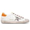 Golden Goose Women's Super-Star Sneakers - White/Rock Snake/Orange -Birkenstock Store golden goose womens superstar whiterock snakeorange