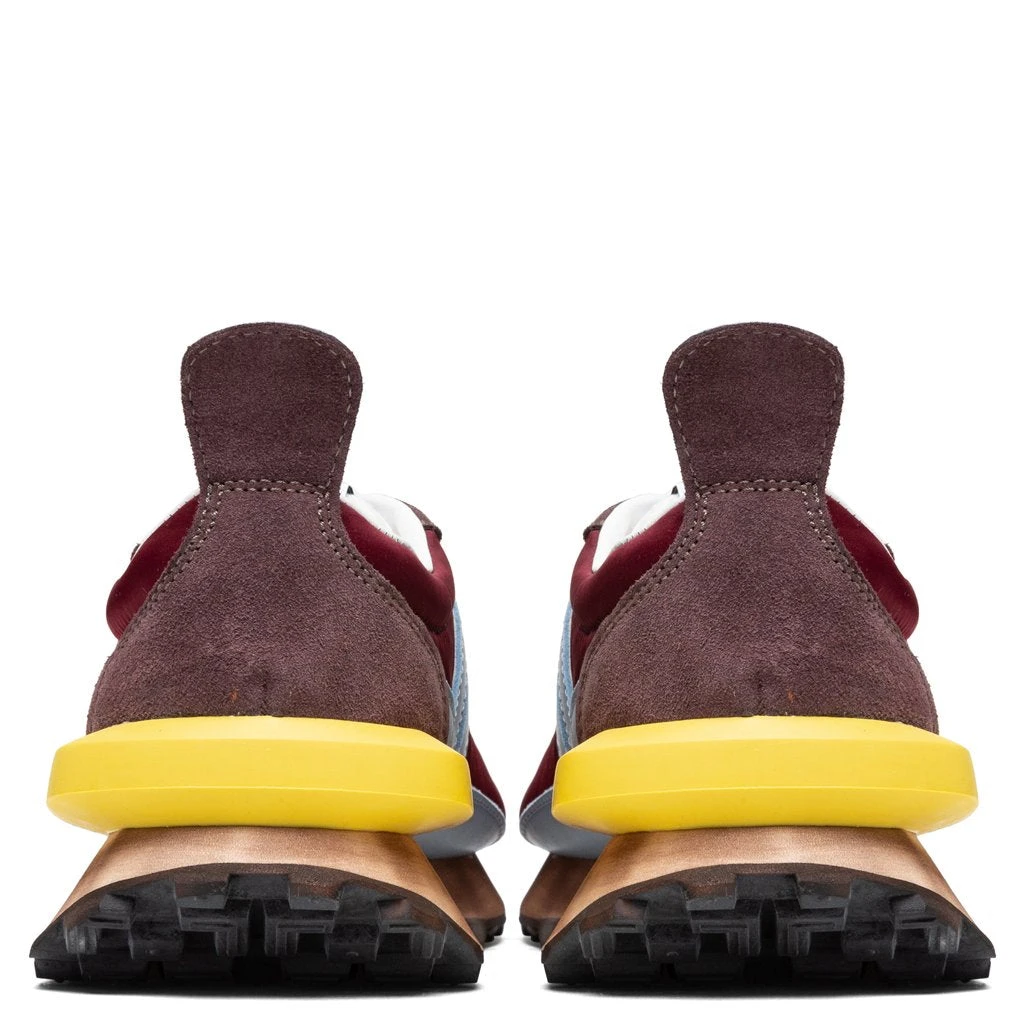 Lanvin Nylon Running Sneaker - Burgundy/Light Blue 6 Lanvin Nylon Running Sneaker - Burgundy/Light Blue - Image 4