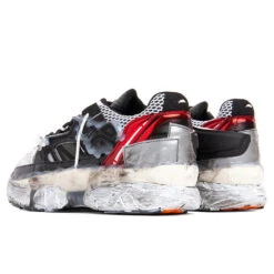 Maison Margiela Fusion Sneaker Low Top In Black/White/Red -Birkenstock Store maison margiela fusion sneaker low top blackwhitered 3