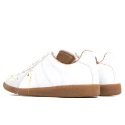Maison Margiela Replica Low Top Suede Paint Drop - White/Multi -Birkenstock Store maison margiela replica low top suede paint drop whitemulti 3